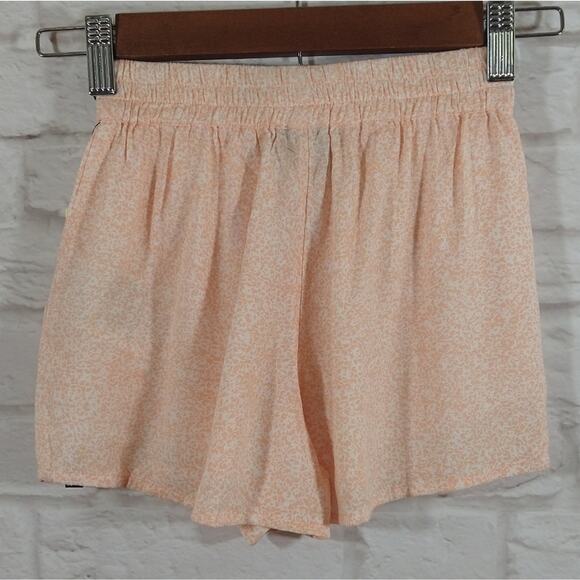 W Volcom Girls Casual Orange White Static Bloom Pull On Shorts NWT Size XS 5/6 - Picture 4 of 8